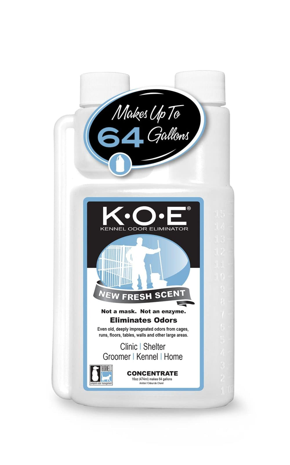 Odorcide envase frontal 16 oz mostrando etiquetado y aroma fresco