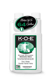 Odorcide Thornell K.O.E. front bottle showing product packaging and clear purpose