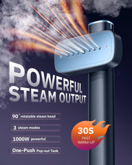 OGHom close-up of removable 120ml water tank for easy refill and cleaning