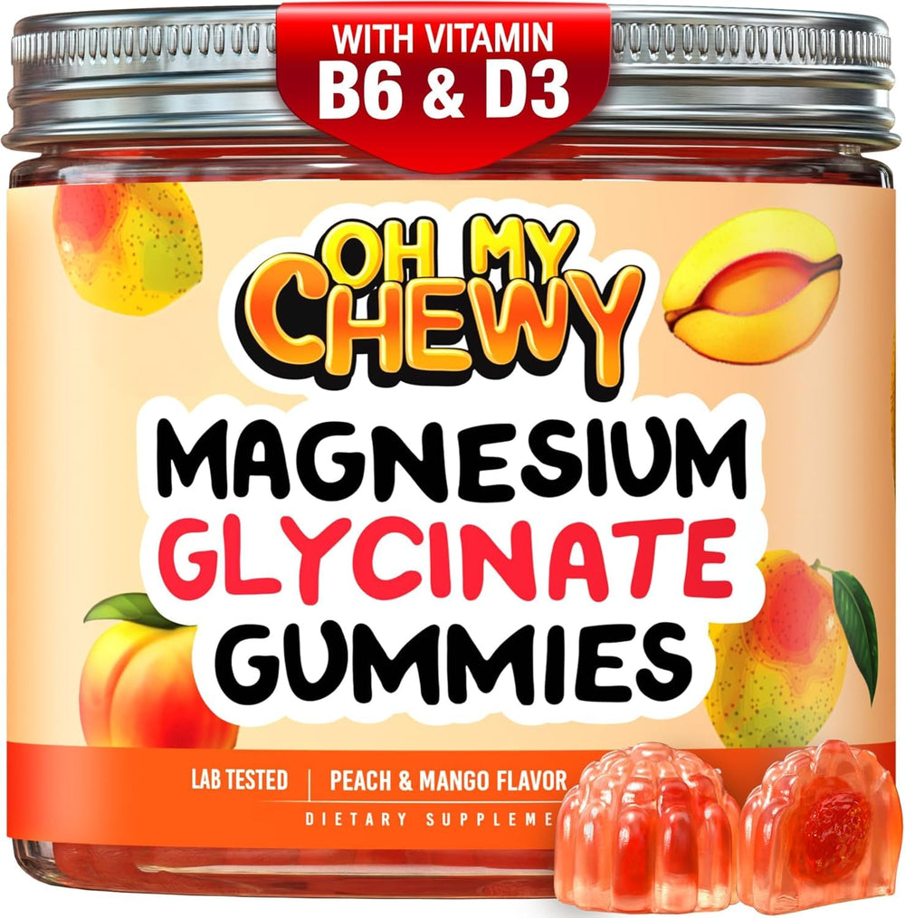 OH MY CHEWY envase frontal mostrando diseño y beneficios