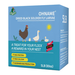 OHNAME empaque frontal 5 lb mostrando dosificación y ventaja de valor