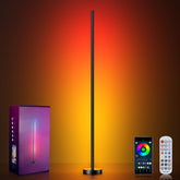 OIYN lamp full front view shows sleek corner design and ambient glow