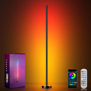 OIYN lamp full front view shows sleek corner design and ambient glow
