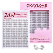 OKAYLOVE primer plano del empaque mostrando 120 racimos y beneficios