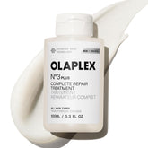 Olaplex N°.3PLUS front packaging showing product and benefit of bond repair