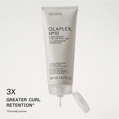 Close-up gel texture of Olaplex No.10 highlighting slip for easy detangling