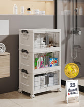 OlarHike front view with lids showing neat stacked storage benefit