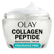 Olay jar front view showing brand and firming cream benefits