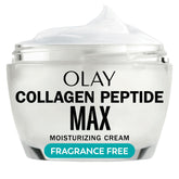 Olay jar front view showing brand and firming cream for visible hydration