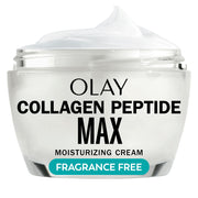 Olay jar front view showing brand and firming cream for visible hydration