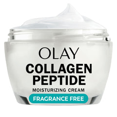 Olay jar front view showing brand and firming cream benefits