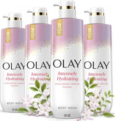 Olay front packaging showing repair body wash benefits