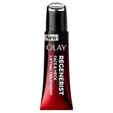 Olay front packaging showing product benefits and elegant tube
