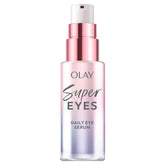 Olay front pump bottle showing dispensing for easy dosing and travel-friendly design