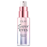 Olay front pump bottle showing dispensing for easy dosing and travel-friendly design