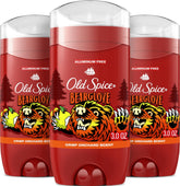 Old Spice Bearglove vista frontal del empaque mostrando protección 24/7