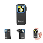 OLIGHT Oclip Pro front view showing compact black body and clip for easy carry