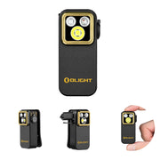 OLIGHT Oclip Pro S front view showing compact form and clip for easy carry