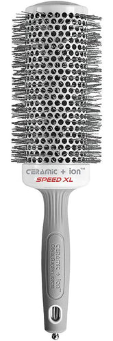 Olivia Garden front view of XL ceramic round brush for faster drying and volume