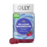 OLLY front bottle showing label and 120-count benefit