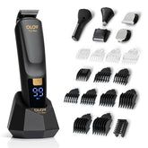 OLOV For Man kit frontal mostrando todos los accesorios para versatilidad de peinado