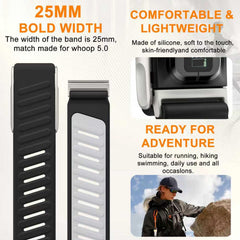omee strap on wrist showing adjustable fit for different wrist sizes
