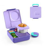 Omie front view in purple plum showing durable case and compact shape