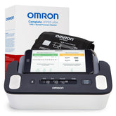 OMRON front view of device showing screen and buttons for clear readings