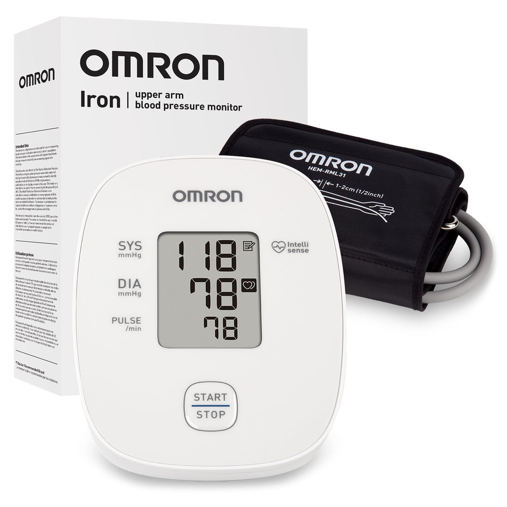 OMRON Iron frontal del dispositivo mostrando diseño y precisión