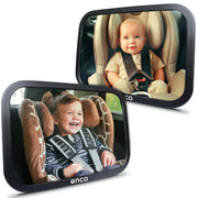 Onco front packaging showing two baby car mirrors for quick identification and convenience