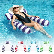 Oneirion front view showing four colorful floats and packaging for quick setup