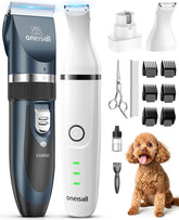 oneisall full clippers front view showing ergonomic body and convenient controls for easy grooming