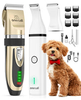 oneisall clipper front view showing ergonomic grip and cordless convenience