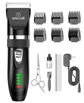 oneisall clipper front view showing compact design and quieter grooming