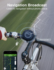Onforu detalle de la abrazadera ajustable que asegura el altavoz a la bici
