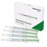 Opalescence front packaging showing syringes and brand benefits