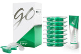 Opalescence box front showing seven treatments and toothpaste for easy whitening