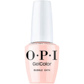 OPI botella frontal mostrando color rosa translúcido y beneficio profesional
