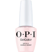 OPI botella frontal mostrando color translúcido y beneficio de brillo duradero