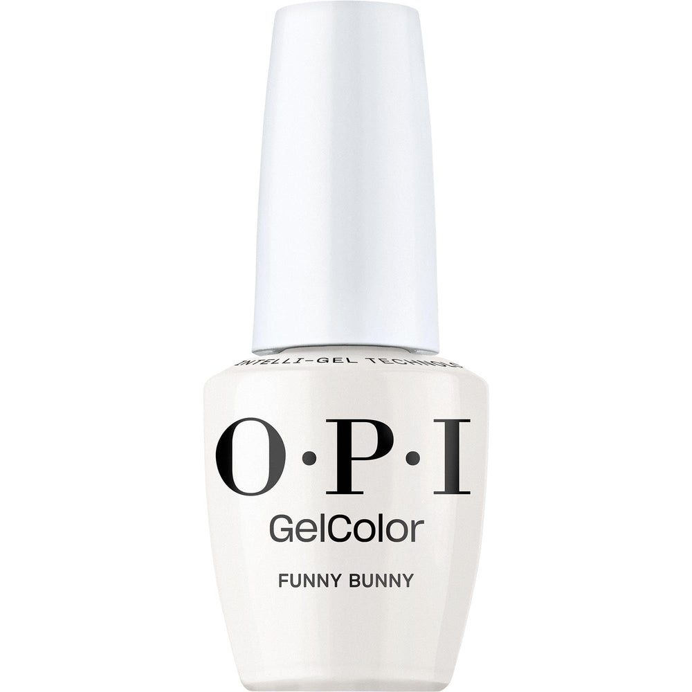 OPI botella Funny Bunny frente mostrando color y brillo profesional