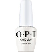 OPI botella Funny Bunny frente mostrando color y brillo profesional