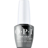 OPI botella frontal del top coat mostrando el envase y acabado brillante