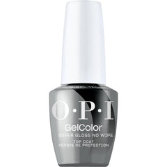 OPI botella frontal del top coat mostrando el envase y acabado brillante