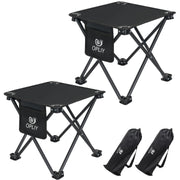 Opliy taburete frontal con funda mostrando portabilidad y diseño resistente