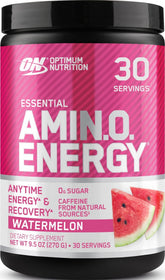 Optimum Nutrition tarro frontal sabor sandía mostrando presentación y conveniencia