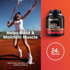 Optimum Nutrition batido Double Rich Chocolate en vaso listo para beber