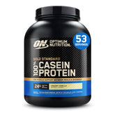 Optimum Nutrition envase frontal mostrando sabor crema vainilla y conveniencia