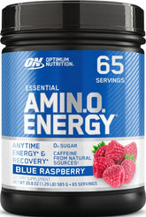 Optimum Nutrition frente del envase mostrando la marca y sabor