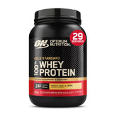 Optimum Nutrition envase frontal mostrando la marca y beneficio de proteína rápida