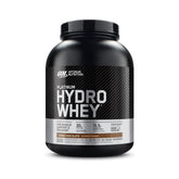 Optimum Nutrition front packaging showing 4 lb tub and Turbo Chocolate benefits